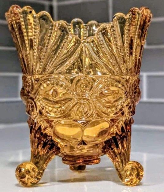 MCM Amber Mosser Vase Or Spooner