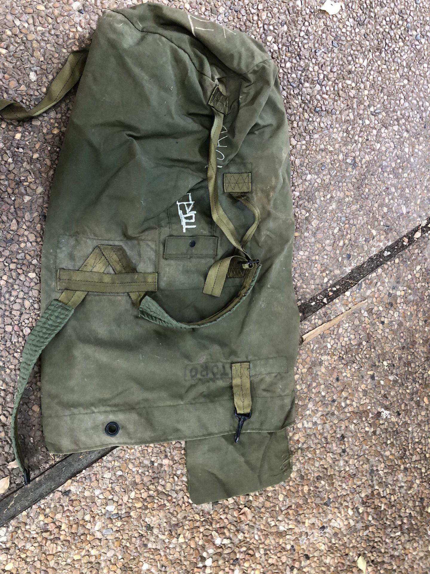 2 Military Duffel Bags