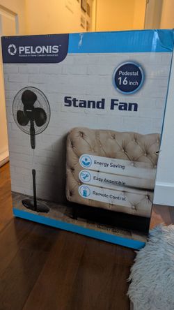 Pelonis stand fan - black