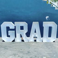 Grad  Marquee Letters 