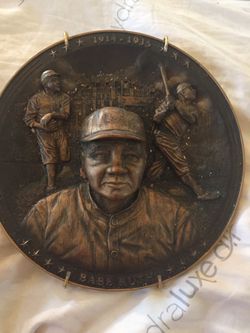 Babe Ruth New York Yankees collector plate