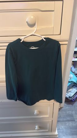 Wonder nation green long sleeve shirt size 8