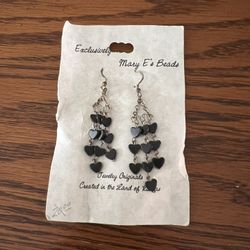 Sterling Silver Black Onyx Earrings