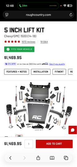 Lift Kit 2014-2018 Chevy/GMC Silverado