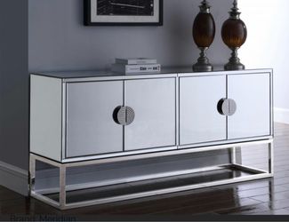 Marbella Chrome Base Sideboard | Buffet by Meridian