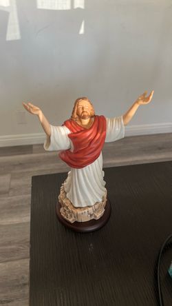 Porcelain Jesus Figurine Statue