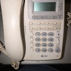 This AT&T 950 Speakerphone with caller ID with call waiting can be used flat on a tabletop or desktop or mounted on a wall and does not require AC pow