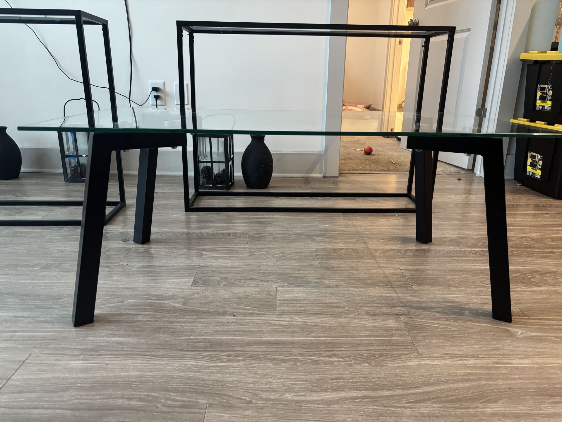 Glass Top Coffee Table