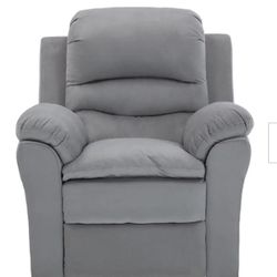 Electric Massage Recliner with Usb Port and 2 Point Massage（Gray）