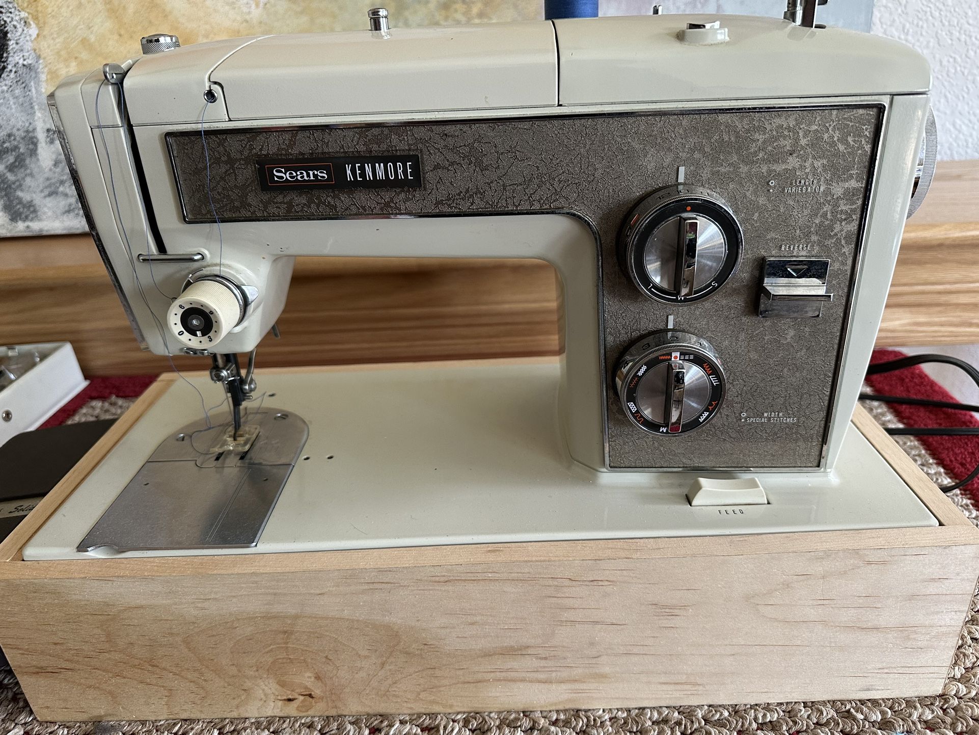 Kenmore sewing machine and sewing table…and Lots Of Extras trades Excepted