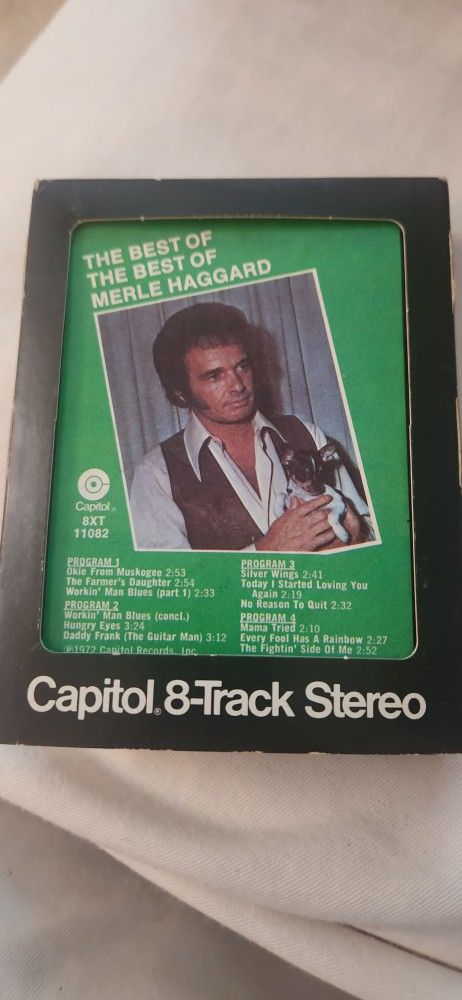 8 Track Best Of Merle Haggard