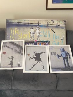 Bansky Wall Art Decor