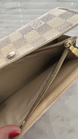 LOUIS VUITTON Damier Azur Portefeuille Sarah orders Long Wallet