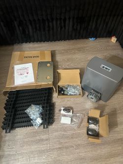 CO-Z 1400lb Rack Drivent Sliding Gate Opener with Alarm System Remote Controls