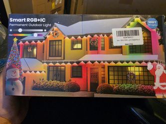 Smart RGB+IC Permanent Outdoor Lights 100FT 60 Lights