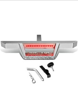 32.5” Receiver Hitch Step Bar W/ LED Brake Light