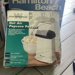 Hot air, popcorn popper