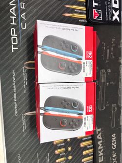 Brand new sealed Nintendo switch 2 joy con 2 controllers (L)/(R) blue/red