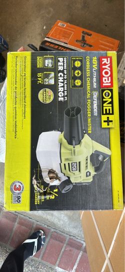 NEW Ryobi 18V Cordless Chemical Fogger Mister
