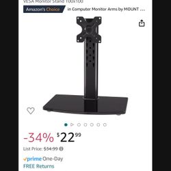 Monitor stand single stand