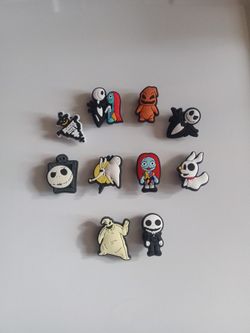 The Nightmare Before Christmas Croc Charms
