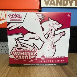 White Flare Pokemon Center Elite Trainer Box