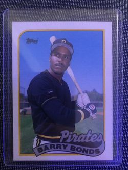 1989 Topps Barry Bonds Baseball Card 