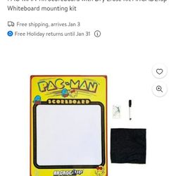 New Pacman Dry Erase Board