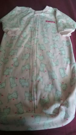 Carter's purr-fect kitty girl's pink sleeper