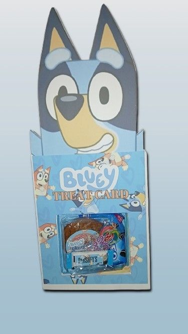Bluey 3d Folded Treat Card