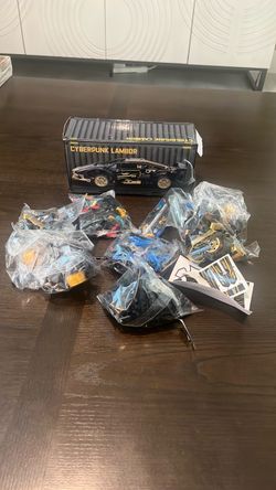 Cyberpunk Lambor Building Block Car Set