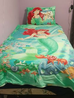 Twin Size Little Mermaid Bedding Set