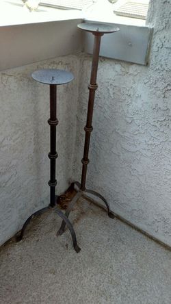 Outdoor candle holder both sets for $20.00