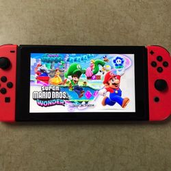 Nintendo Switch V2 With 125 Switch Games