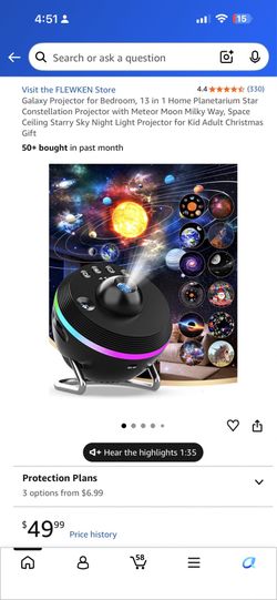 Galaxy Projector for Bedroom 13 in 1