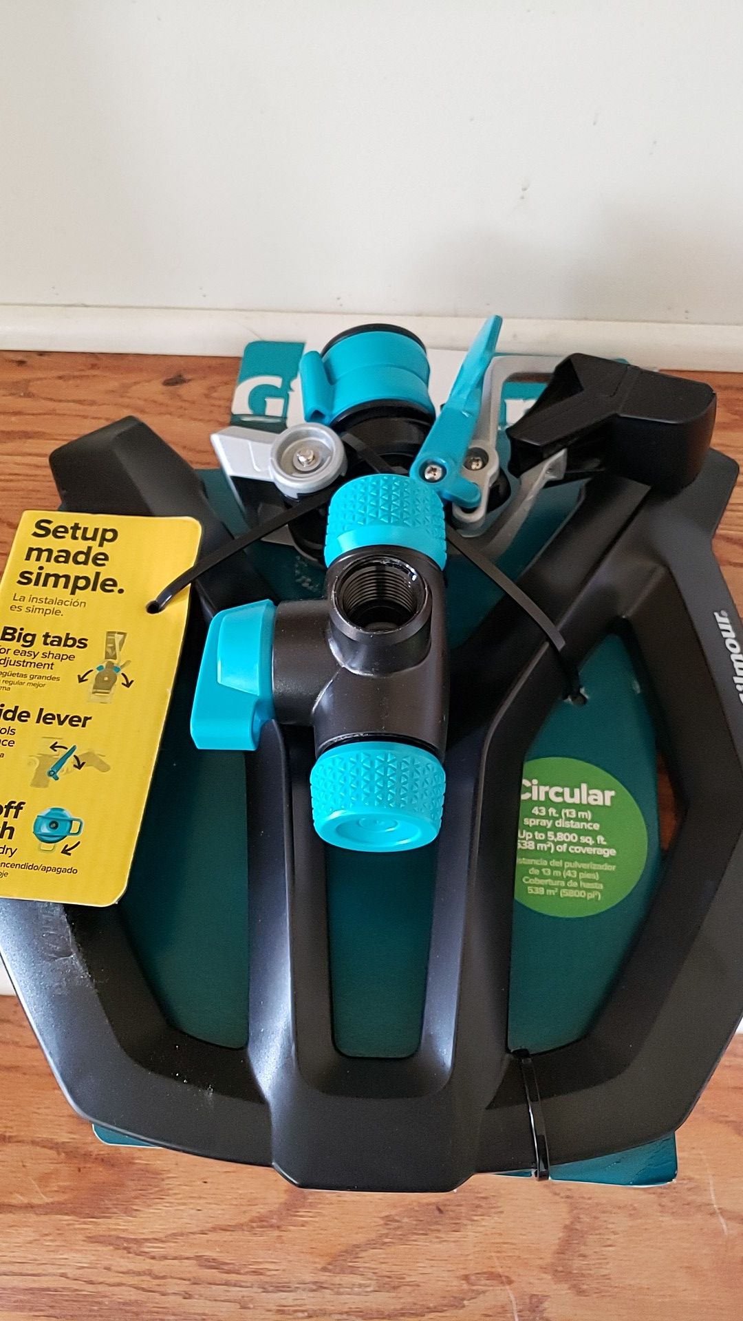 4 left heavy duty sprinklers