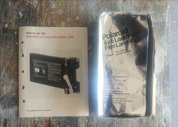 Vintage Poloroid 4x5 Land Film