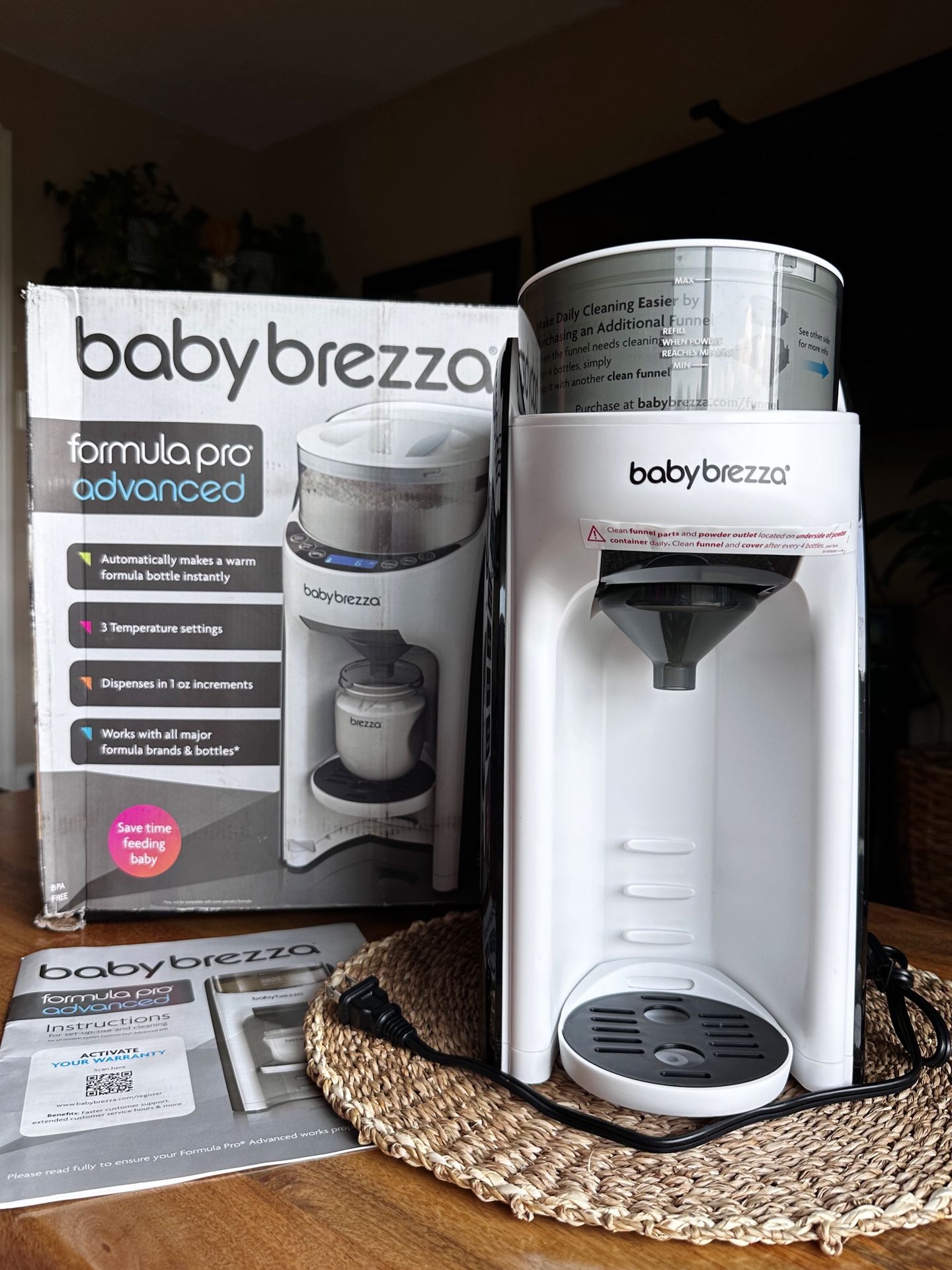 Baby Brezza Formula Pro Advanced – Open Box, Like New