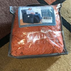Color Burnt Orange Recliner Slipcover   New Never Used