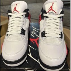 Jordan 4 Retro Red Cement sz7Y