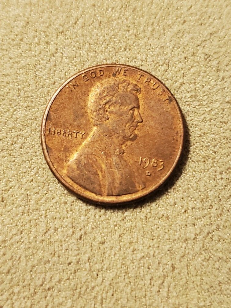 1983 D PENNY