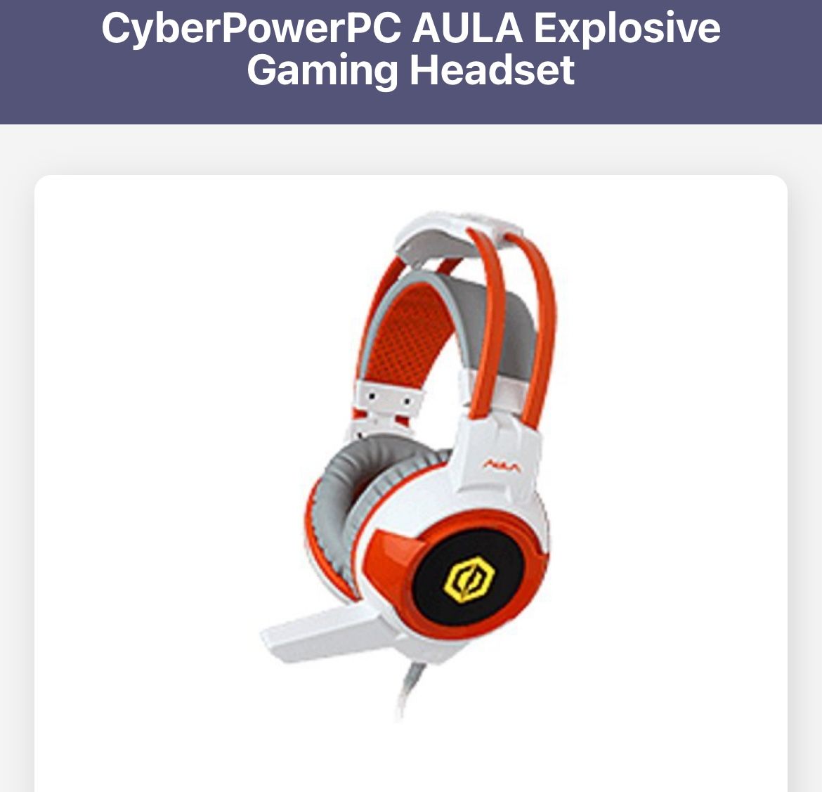 PC Gaming Headset