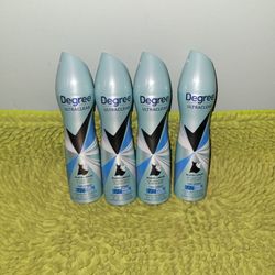 4 Degree Deodorants Spray 3.8oz Black+White 72hr Pure Clean