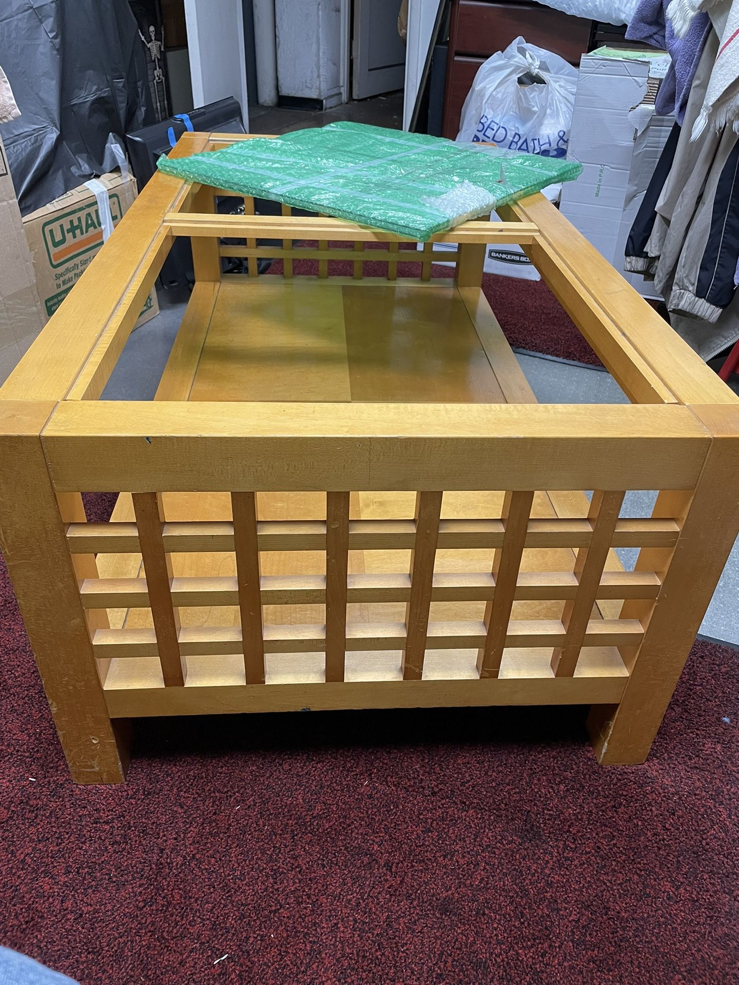 Coffee Table With Glass