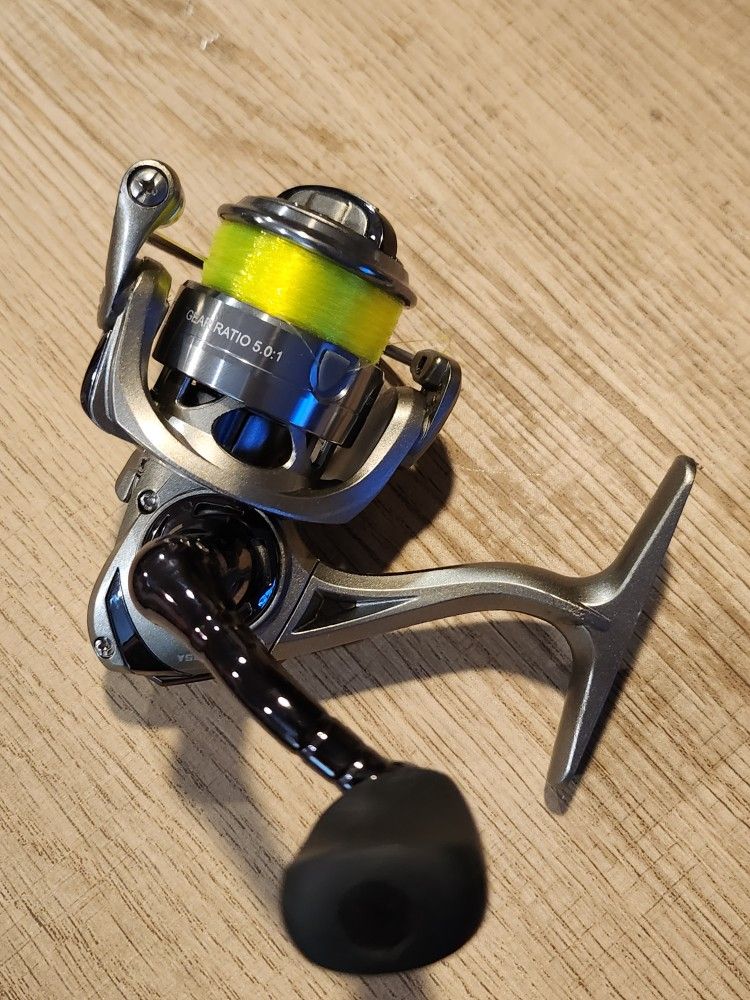 Lews Ultra Light Reel With High Viz Line 