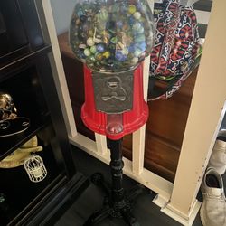 Gumball Machine Filled With Marbles