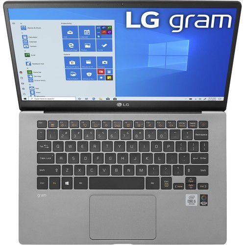 LG gram 14" Laptop Computer - Silver i7-1065G7 16GB DDR4 512GB SSD