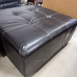 Brown Ottoman - 36” x 36”  - No Rips 