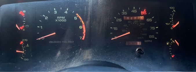 87-90 Mustang Gauge Cluster, only 59k mls. $100 FIRM