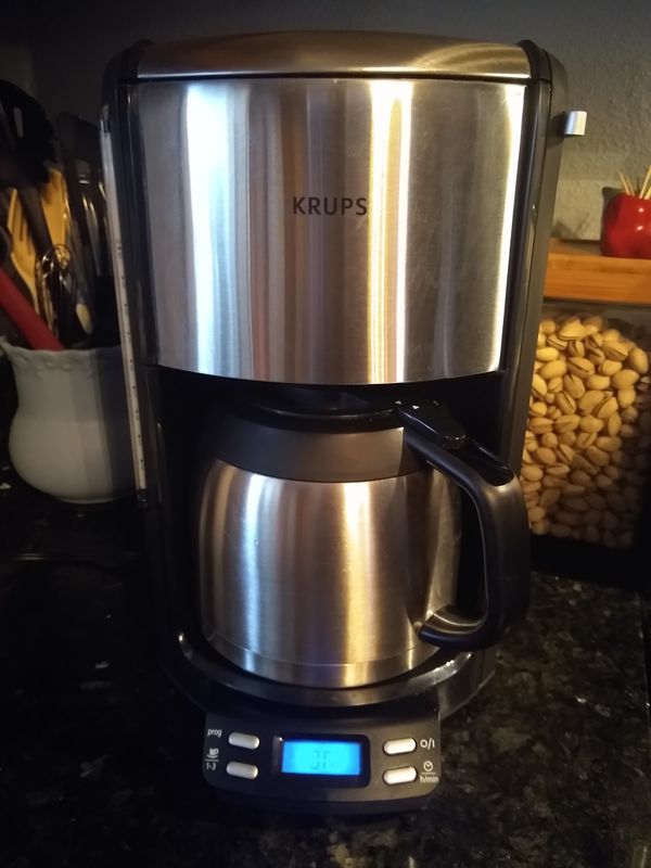 KRUPS FMF5 PROGRAMMABLE COFFEE MAKER WITH DOUBLE WALL THERMAL CARAFE